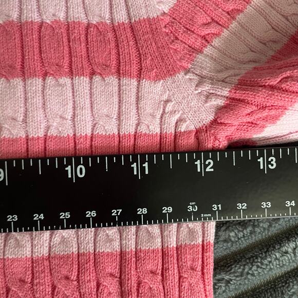 Old Navy Cherokee Girls XS Sweater Bundle Pink Green Button Down Long Sleeve - 2 - Picture 4 of 10